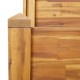 Sodo lovelis, 110x75x84cm, akacijos medienos masyvas, 2 aukštų