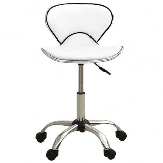 Biuro kėdė, baltos spalvos, dirbtinė oda (323673)