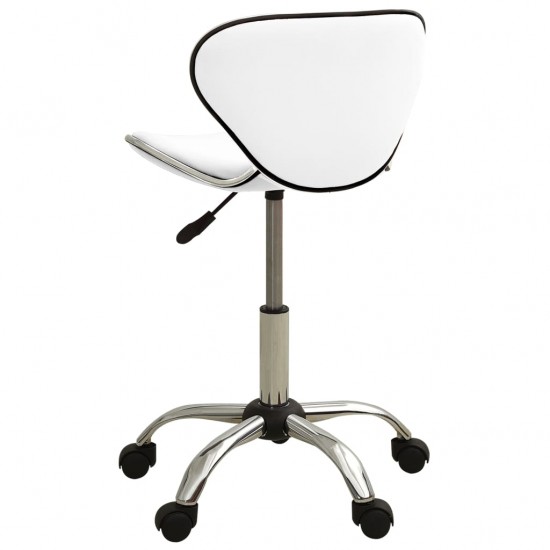 Biuro kėdė, baltos spalvos, dirbtinė oda (323673)