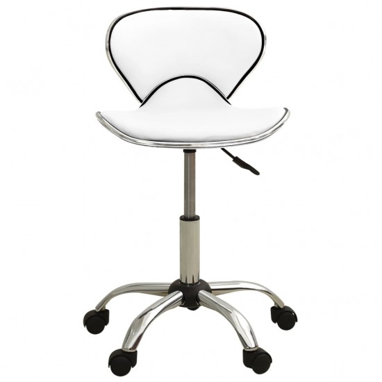 Spa salono kėdė, baltos spalvos, dirbtinė oda