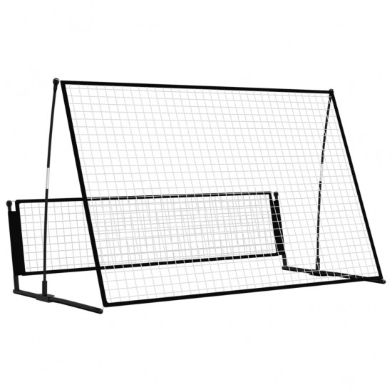 2-1 Futbolo vartai su atmušimo sienele, 202x104x120cm, plienas