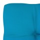Pagalvė sofai iš palečių, mėlynos spalvos, 80x80x10cm