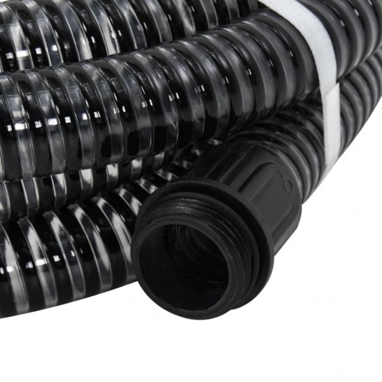 Siurbimo žarna su žalvarinėmis jungtimis, juoda, 25m, 25mm