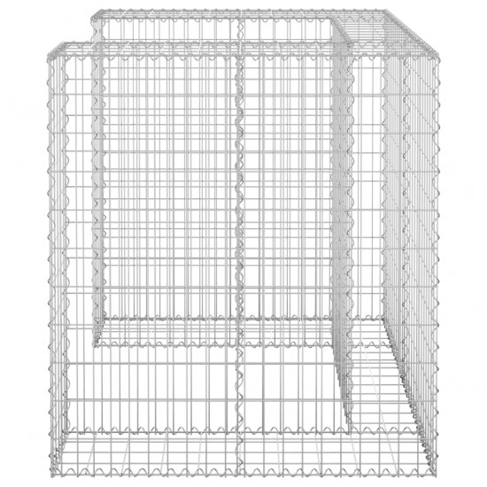 Gabiono siena konteineriui, 110x100x110cm, plienas