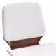 Valgomojo kėdės, 4vnt., baltos spalvos, dirbtinė oda (2x287381)