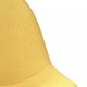 3086059  Swivel Dining Chairs 4 pcs Yellow Fabric (2x333472)