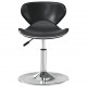 Valgomojo kėdė, juodos spalvos, dirbtinė oda (335110)