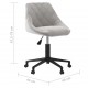 Pasukama valgomojo kėdė, šviesiai pilka, aksomas (335484)