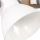 Sieninis šviestuvas, baltos spalvos, 45x25cm, E27