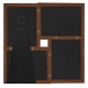 Rėmelis-koliažas, tamsiai rudas, 4x(13x18cm) nuotraukoms