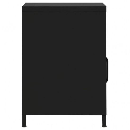 Naktinis staliukas, juodas, 35x35x51cm, plienas