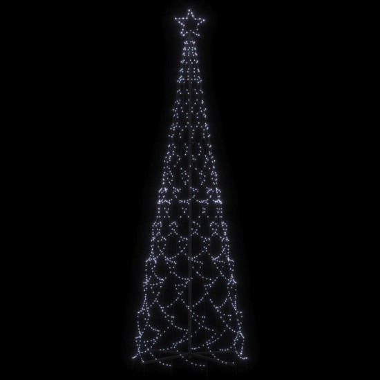 Kalėdų eglutė, 100x300cm, kūgio formos, 500 šaltų baltų LED