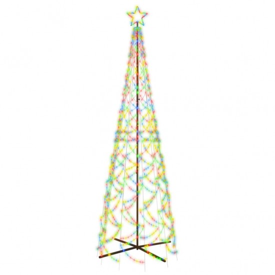 Kalėdų eglutė, 100x300cm, kūgio formos, 500 spalvotų LED