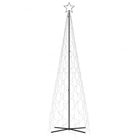 Kalėdų eglutė, 100x300cm, kūgio formos, 500 spalvotų LED