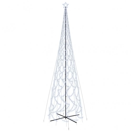 Kalėdų eglutė, 230x800cm, kūgio formos, 3000 šaltų baltų LED