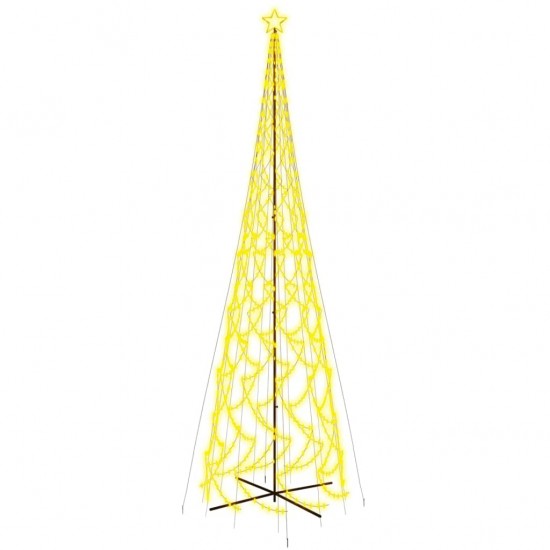 Kalėdų eglutė, 230x800cm, kūgio formos, 3000 šiltų baltų LED