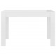 Valgomojo stalas, baltos sp., 120x60x76cm, MDP, labai blizgus
