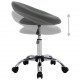 Pasukama valgomojo kėdė, pilkos spalvos, dirbtinė oda (323668)