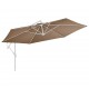 Pakaitinis audinys gembiniam skėčiui, taupe spalvos, 350cm
