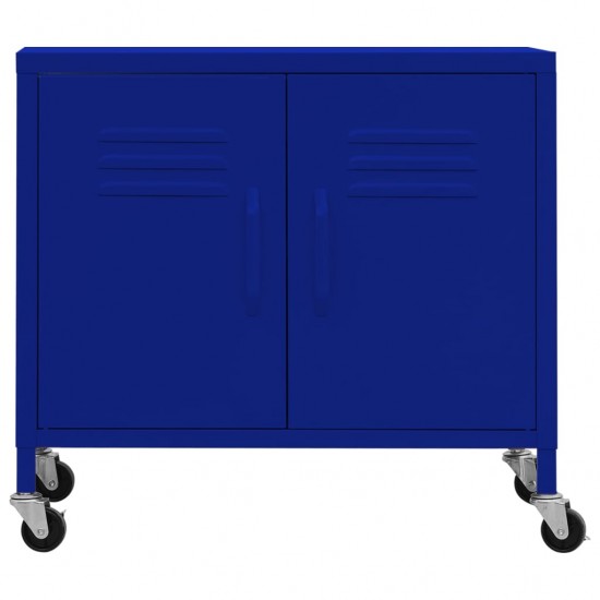 Sandėliavimo spintelė, tamsiai mėlyna, 60x35x56cm, plienas
