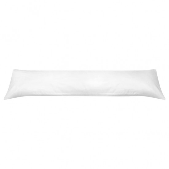 Šoninė pagalvė kūnui, 40x145 cm, balta