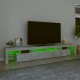 TV spintelė su LED apšvietimu, betono pilka, 260x36,5x40cm