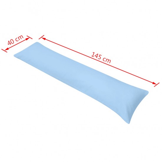 Šoninė pagalvė kūnui, 40x145 cm, mėlyna