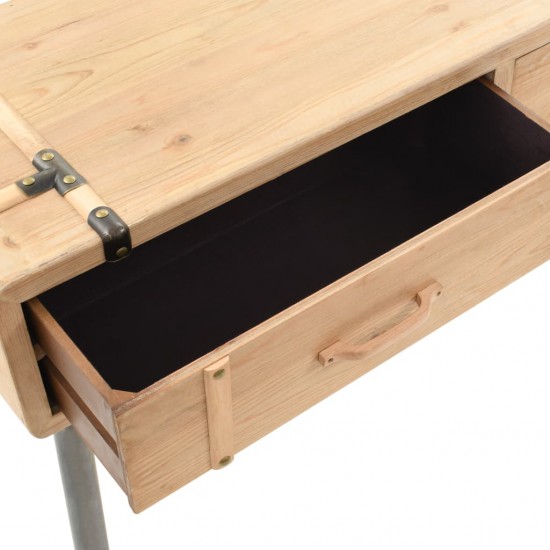 Konsolinis staliukas, tvirta eglės mediena, 115x40,5x76cm