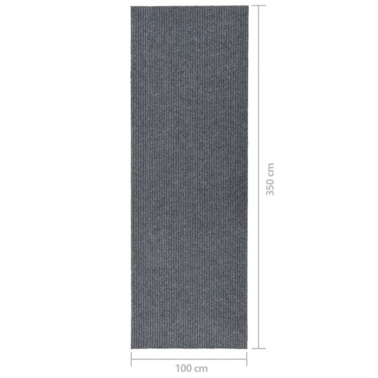 Purvą sugeriantis kilimas-takelis, pilkos spalvos, 100x350cm