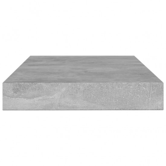 Knygų lentynos plokštės, 4vnt., betono, 100x10x1,5cm, MDP