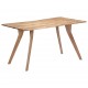 Valgomojo stalas, 140x80x76cm, akacijos medienos masyvas