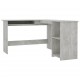 Kampinis stalas, betono pilka, 120x140x75cm, MDP, L formos