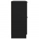 Šoninė spintelė, juodos spalvos, 60x30x70cm, apdirbta mediena