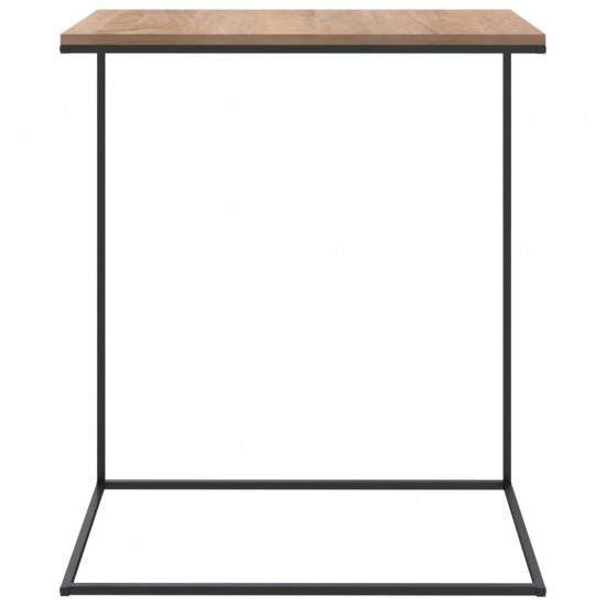 Šoninis staliukas, juodos spalvos, 55x35x66cm, mediena