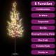 Kalėdinis medis, 300cm, 600 spalvotų LED, su vyšnių žiedais
