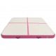 Pripučiamas gimnastikos kilimėlis, rožinis, 200x200x15cm, PVC