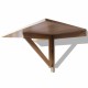 Sulankstomas pakabinamas staliukas, ąžuolas, 100x60 cm