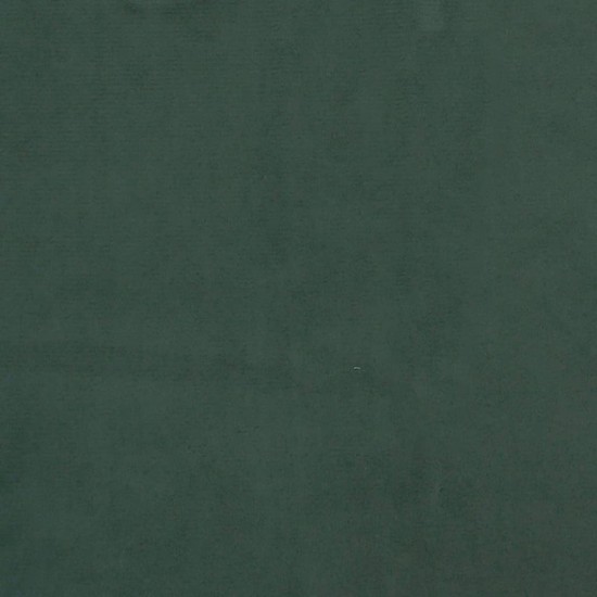 Lovos rėmas su galvūgaliu, tamsiai žalias, 80x200 cm, aksomas