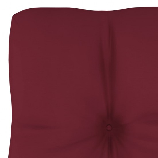Paletės pagalvėlė, raudonojo vyno spalvos, 50x40x10cm, audinys
