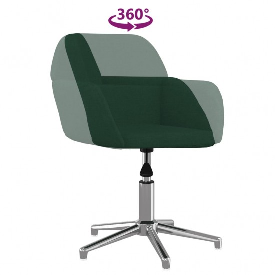 Pasukama valgomojo kėdė, tamsiai žalios spalvos, audinys