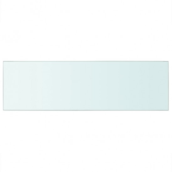 Lentynos, 2vnt., skaidrios, 80x25cm, stiklo plokštė (243835x2)