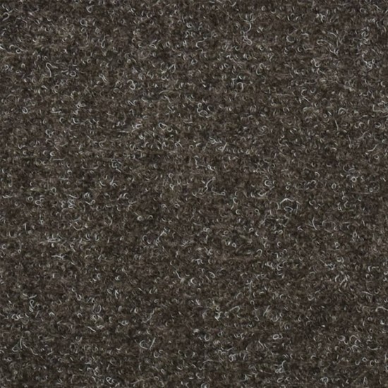 Lipnūs laiptų kilimėliai, 10vnt., šviesiai rudi, 65x21x4cm
