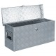 Aliuminio dėžė, 76,5x26,5x33cm, sidabrinė