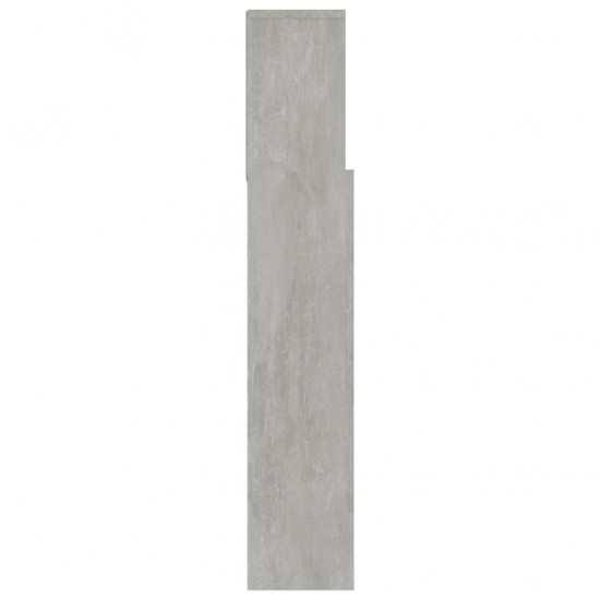 Galvūgalis-spintelė, betono pilkos spalvos, 180x19x103,5cm