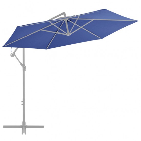 Pakaitinis audinys gembiniam skėčiui, tamsiai mėlynas, 300cm