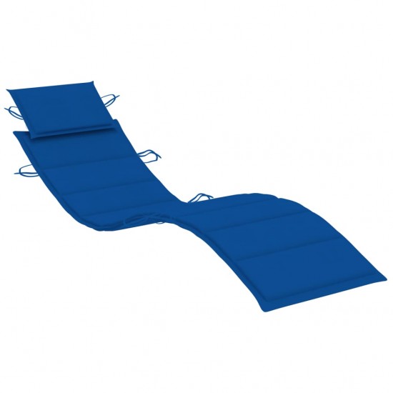Saulės gulto čiužinukas, mėlynas, 186x58x3cm, audinys