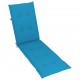 Terasos kėdės pagalvėlė, mėlynos spalvos, (75+105)x50x3cm