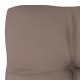 Paletės pagalvėlė, taupe spalvos, 70x70x10cm, audinys