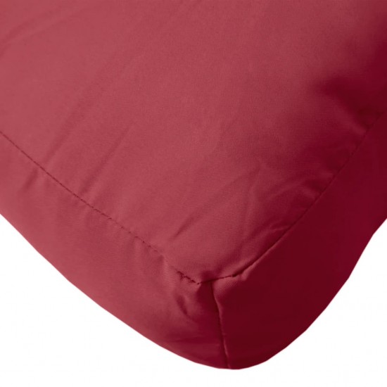 Paletės pagalvėlė, raudonojo vyno spalvos, 70x70x10cm, audinys