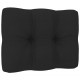 Paletės pagalvėlė, juodos spalvos, 50x40x10cm, audinys